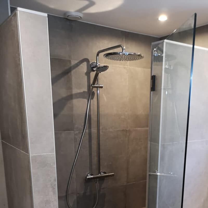 Betonlook Tegel 60x60 Betongrijs Gry Dust Resultaat