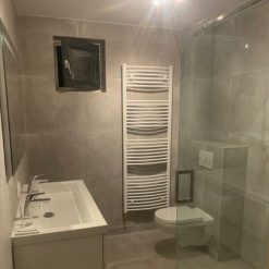 Betonlook Tegel 60x60 Blauw Grijs Concrete Gris Sfeer