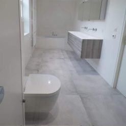 Betonlook Tegel 80x80 Gry Titan Titaan Grijs Sfeer