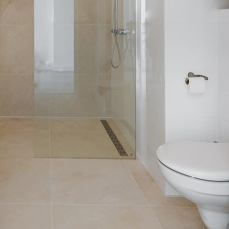 Leisteenlook Tegel 60x60 Beige Slab Khaki Sfeer