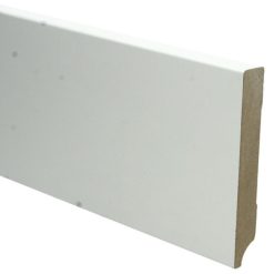 MDF Moderne Plint 120x18 Wit Voorgelakt Ral 9010
