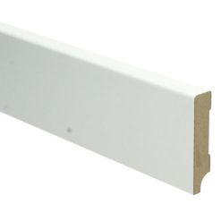 MDF Moderne Plint 70x15 Wit Voorgelakt Ral 9010