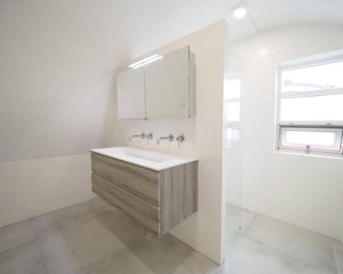 Betonlook Tegels en Wit Matte Wandtegels