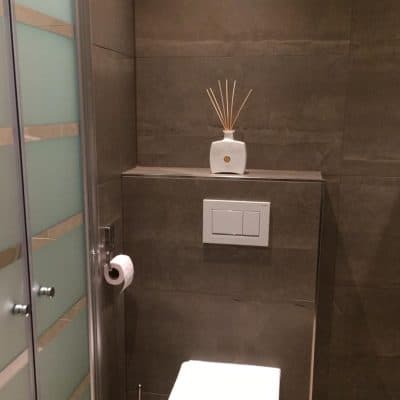 Leisteenlook Marmerlook Tegelstroken Badkamer