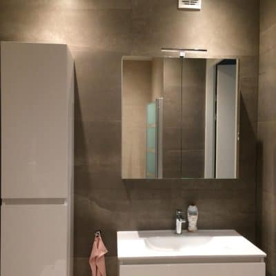 Leisteenlook Marmerlook Tegelstroken Badkamer