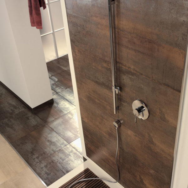 Metallook Tegels 100x100 Brons Tau Corten