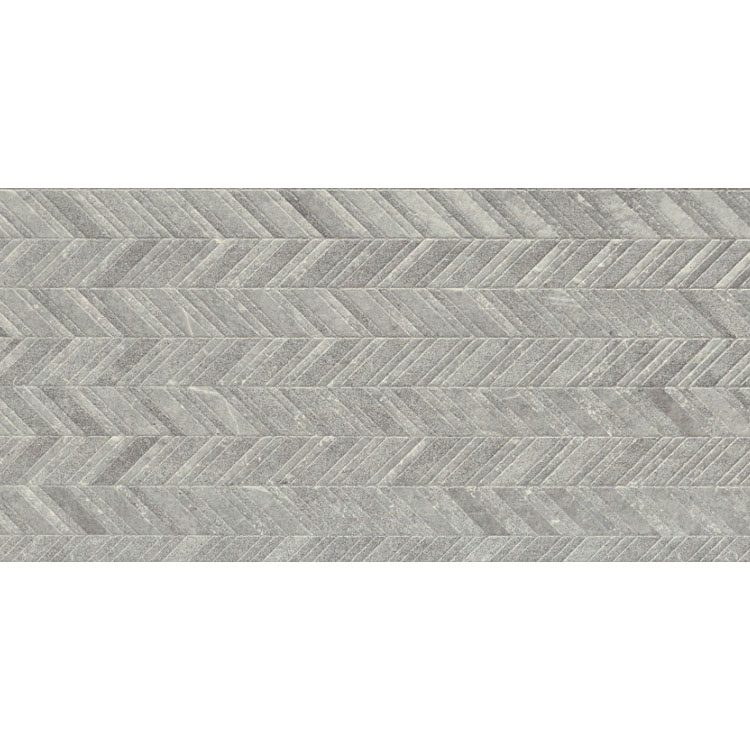 Wandtegels 120x40 Decor Grijs Nickon Chrome