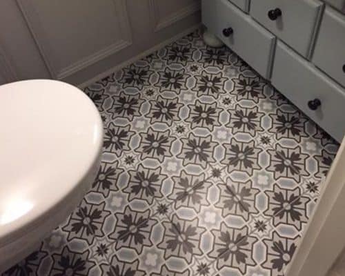 Portugese Tegels in Toilet
