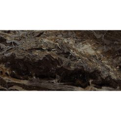 Marmerlook Tegel 60x120 Bruin Hoogglans Frappuccino