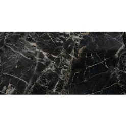 Marmerlook Tegel 60x120 Zwart Hoogglans Saint Laurent