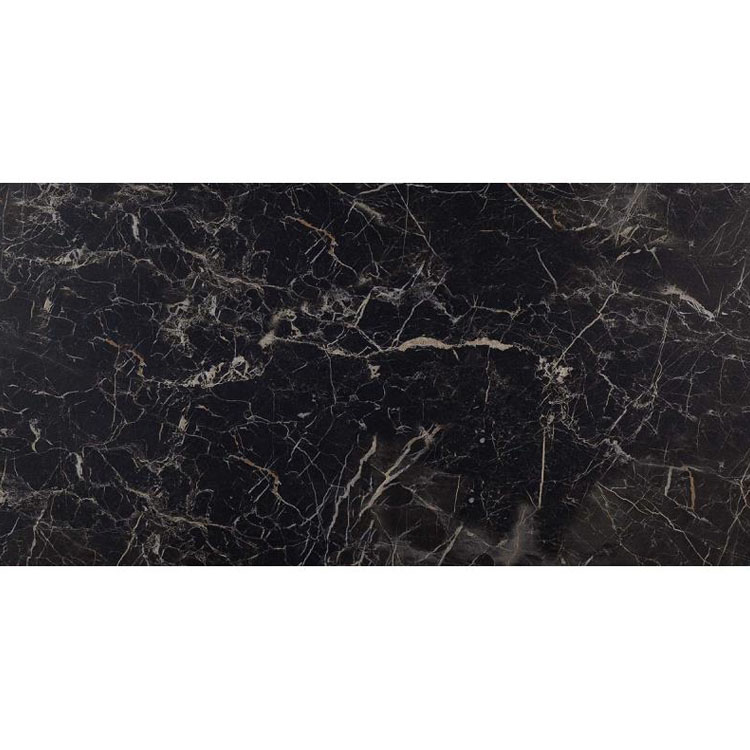 Marmerlook Tegel 60x120 Zwart Mat Saint Laurent