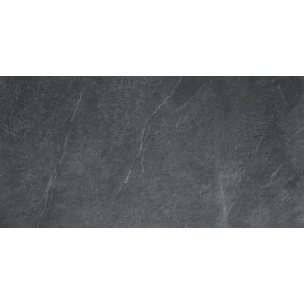 Leisteenlook Tegel 60×120 Antraciet Darkstone