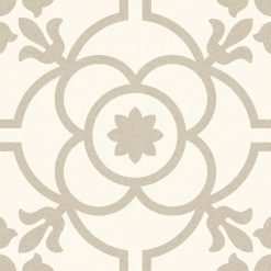 Portugese Tegels 20x20 - Vives Svenska Blomknopp Bone
