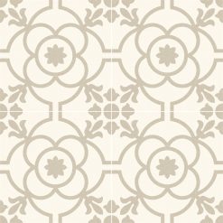 Portugese Tegels 20x20 - Vives Svenska Blomknopp Bone
