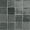 Handvorm Tegels 10x10 - Marokkaanse Zellige Natucer Stow Mix Donkergrijs