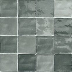 Handvorm Tegels 10x10 - Marokkaanse Zellige Natucer Stow Mix Grijs