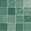 Handvorm Tegels 10x10 - Marokkaanse Zellige Natucer Stow Mix Groen