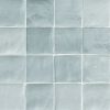 Handvorm Tegels 10x10 - Marokkaanse Zellige Natucer Stow Mix Lichtblauw