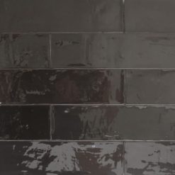 Handvorm Tegels 6,2x25 - Atelier Marokkaanse Zellige Antraciet Zwart