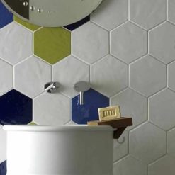 Hexagon Handvorm Tegels - Marokkaanse Zellige Tonalite Exabright Gebroken