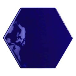 Hexagon Handvorm Tegels - Marokkaanse Zellige Tonalite Exabright Gebroken Blauw