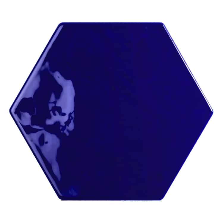 Hexagon Handvorm Tegels - Marokkaanse Zellige Tonalite Exabright Gebroken Blauw