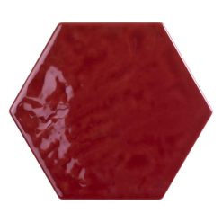 Hexagon Handvorm Tegels - Marokkaanse Zellige Tonalite Exabright Gebroken Bordeaux