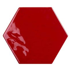 Hexagon Handvorm Tegels - Marokkaanse Zellige Tonalite Exabright Gebroken Rood