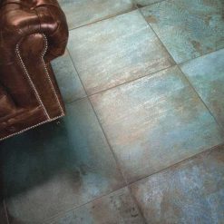 Metallook Tegel 60x60 Mintgroen Trace Mint