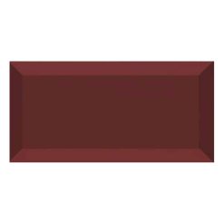 Metro Tegels 7,5x15 - Heritage Facet Glans Bordeaux Donkerrood