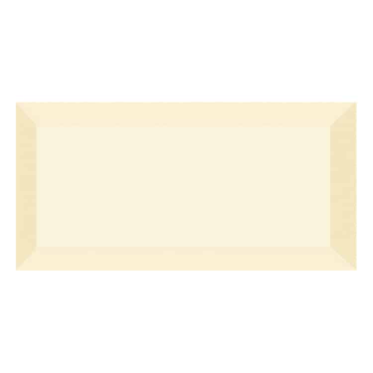 Metro Tegels 7,5x15 - Heritage Facet Glans Lichtgeel