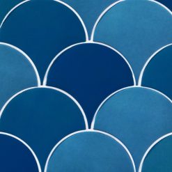 Schubben Tegels 13x7 - Natucer Squama Turqoise Blauw