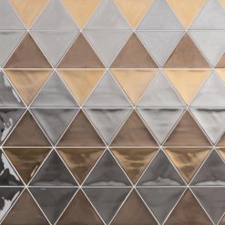 Alternative view of Driehoek Tegels 13,2x11,4 - 3Lati Brons Metallic Craquele