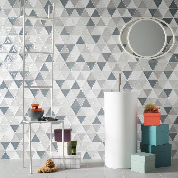 Driehoek Tegels 13,2x11,4 - 3Lati Grijs