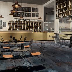 Alternative view of Metallook Tegels 120x30 Metallo Nero Strong Decor Roestlook