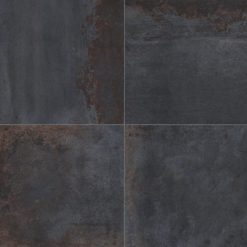 Metallook Tegels 60x60 Metallo Nero Roestlook