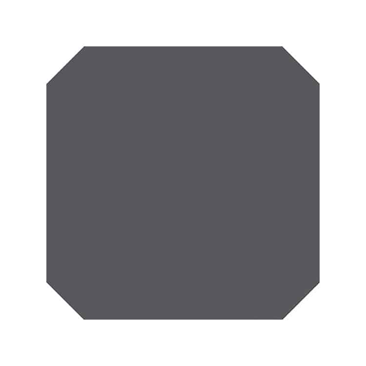Octagon Achthoek Tegel 20x20 - Vodevil Cabaret Antraciet