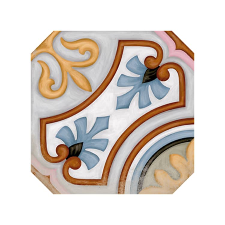 Octagon Achthoek Tegel 20x20 - Vodevil Cabaret Diglas Multi Octagon Achthoek Tegel 20x20 - Vodevil Cabaret Diglas Multi