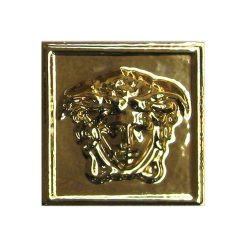Versace Ceramics - Medusa 3D PVD Oro Goud 10x10 Versace Tegels