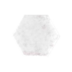 Hexagon Tegel 16,2×18,5 – Esama Reactief Glazuur Wit