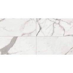 Marmerlook Tegels 60x120 ELLU Calacatta Gebroken Wit Grijs Hoogglans