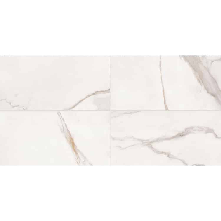 Marmerlook Tegels 60x120 ELLU Calacatta Gold Beige Hoogglans
