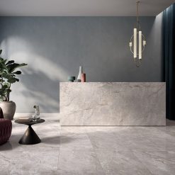 Marmerlook Tegels ELLU Silver Grey Sfeer