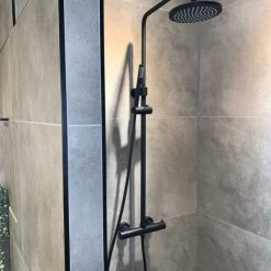 60x60 Grijze Betonlook Tegels Douche