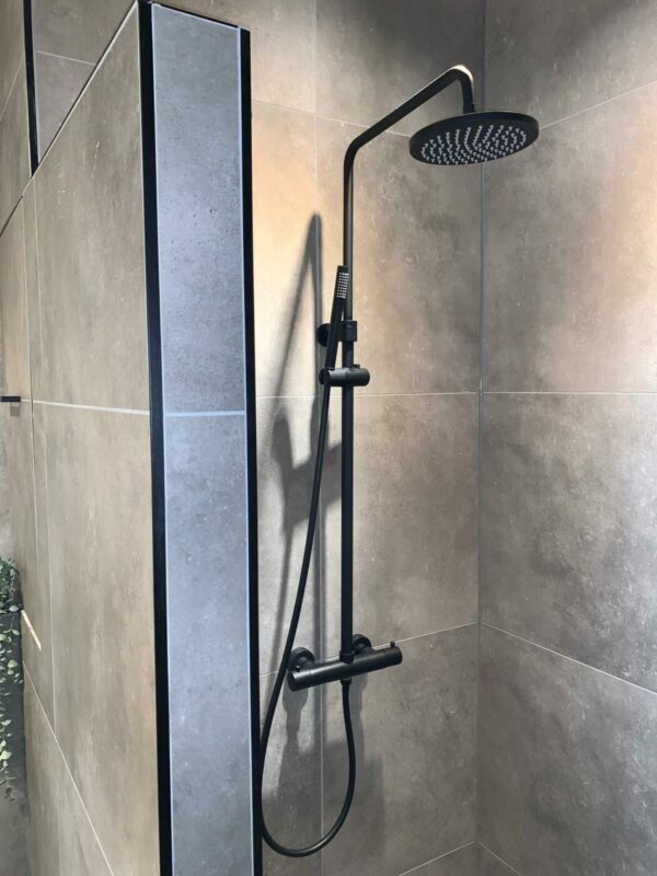 60x60 Grijze Betonlook Tegels Douche