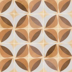 Portugese Tegels 29,3x29,3 - Pop Tile Afton Beige Bruin Patroon