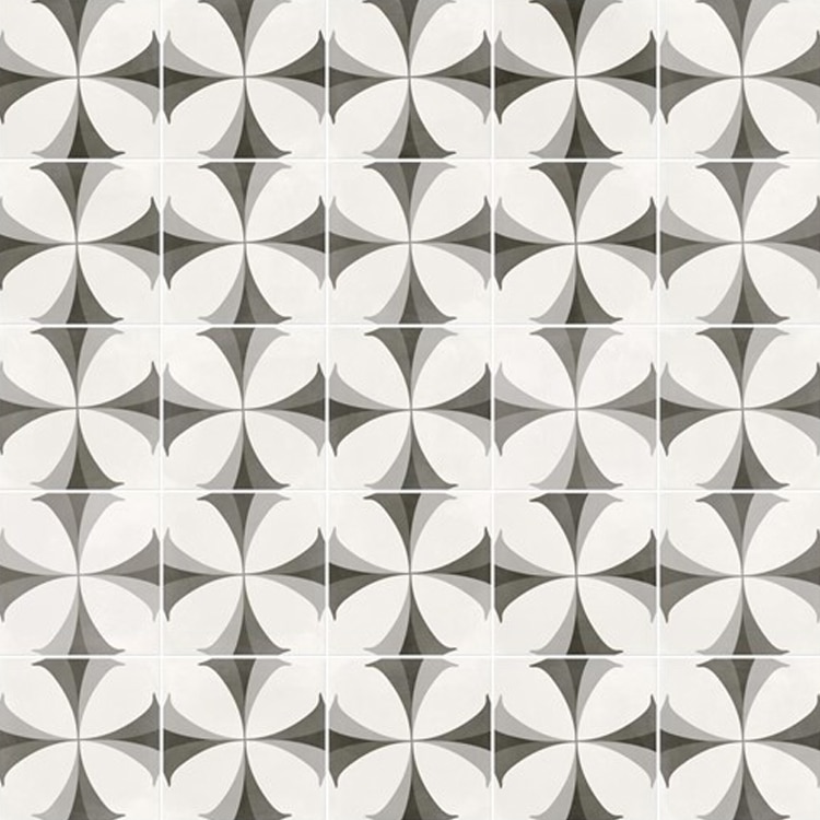 Tegel 29,3x29,3 - Pop Tile Flaps Zwart Wit Tegel 29,3x29,3 - Pop Tile Flaps Zwart Wit