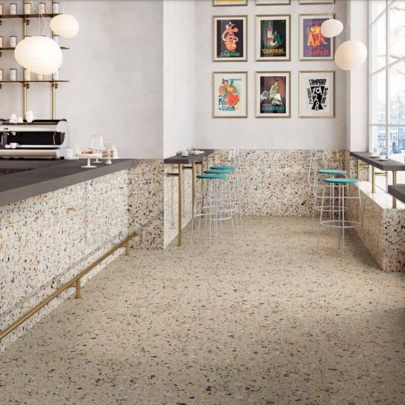 Terrazzo Look Tegel Beige Taupe 60x120 Venice Villa Beige Naturale Terrazzo Look Tegel Beige Taupe 60x120 Venice Villa Beige Naturale