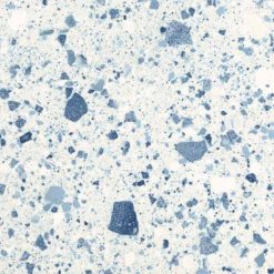 Terrazzo Look Tegel Wit Blauw 60x60 Venice Villa Blue Naturale
