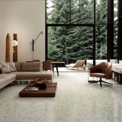 Alternative view of Terrazzo Look Tegel Wit Groen 60x120 Venice Villa Green Naturale